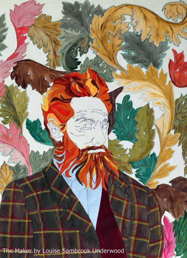 William Morris part of the 'Super Hero' series portrait.