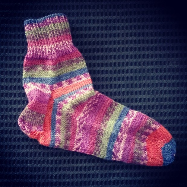 First finished sock.